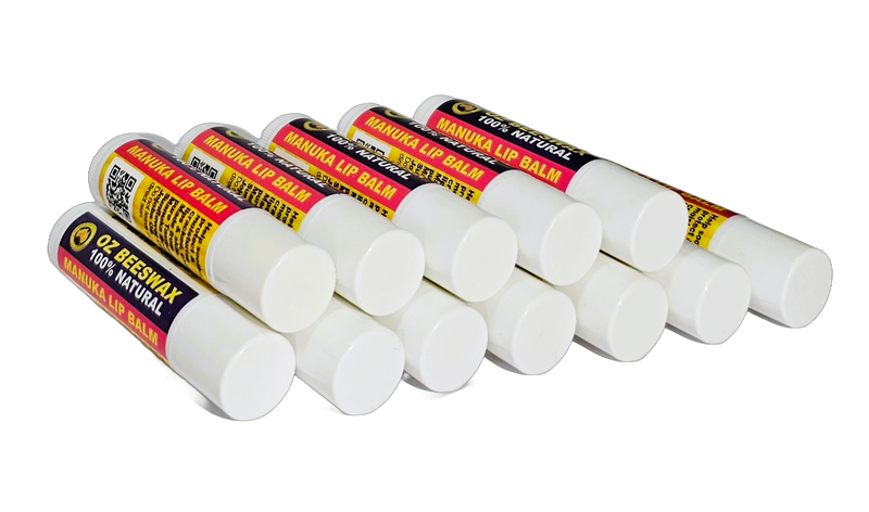 Manuka Beeswax Lip Balm 12 Pack